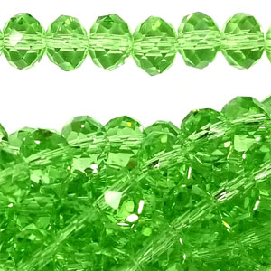 14MM FACETED RONDELLE PERDIO COLOR